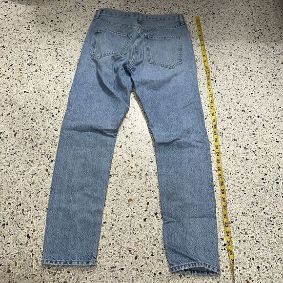 A Golde Jamie hi rise jeans denim classic 24 distressed revolve - Picture 8 of 9